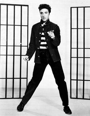 Elvis Presley auf einem Werbebild für den Film Jailhouse Rock (Quelle: Library of Congress)